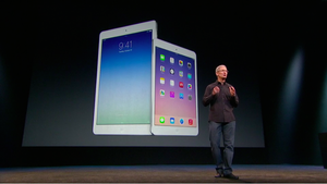 Tim Cook and new iPads